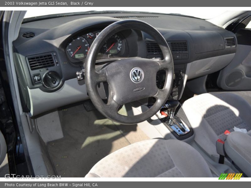 Black / Grey 2003 Volkswagen Jetta GLS Sedan