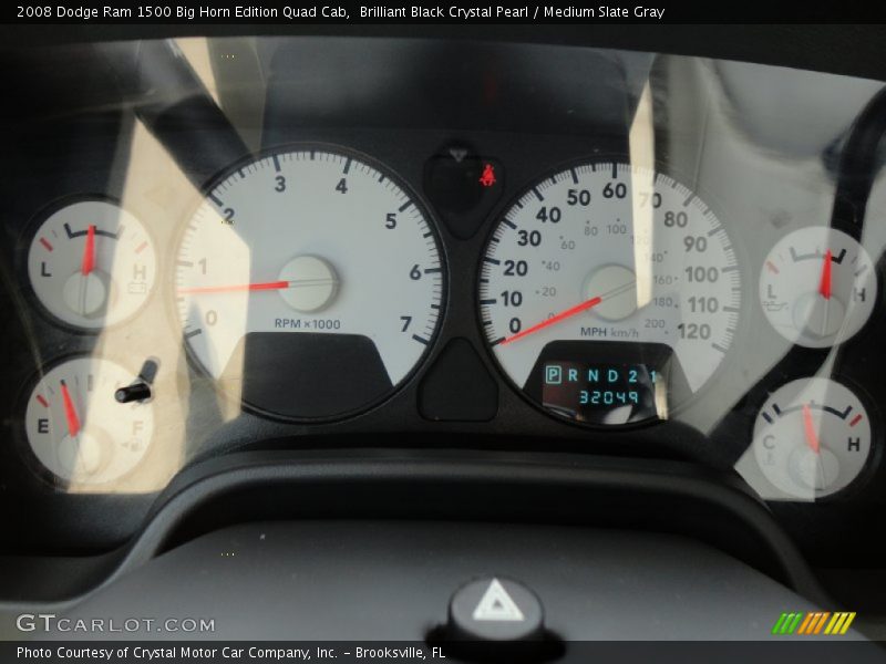  2008 Ram 1500 Big Horn Edition Quad Cab Big Horn Edition Quad Cab Gauges