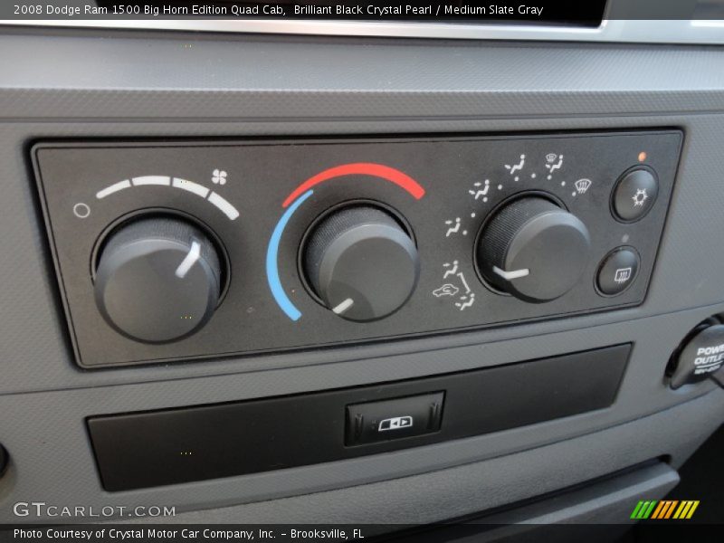 Controls of 2008 Ram 1500 Big Horn Edition Quad Cab
