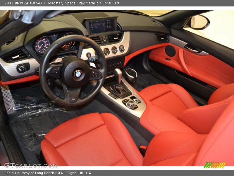  2011 Z4 sDrive30i Roadster Coral Red Interior