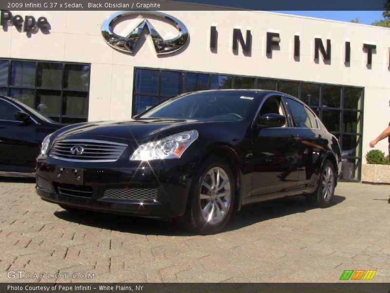Black Obsidian / Graphite 2009 Infiniti G 37 x Sedan