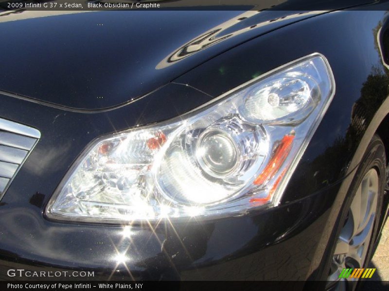 Black Obsidian / Graphite 2009 Infiniti G 37 x Sedan