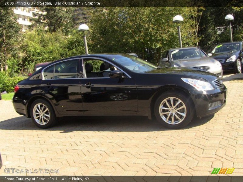 Black Obsidian / Graphite 2009 Infiniti G 37 x Sedan
