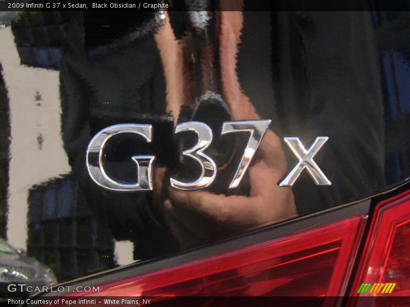 Black Obsidian / Graphite 2009 Infiniti G 37 x Sedan