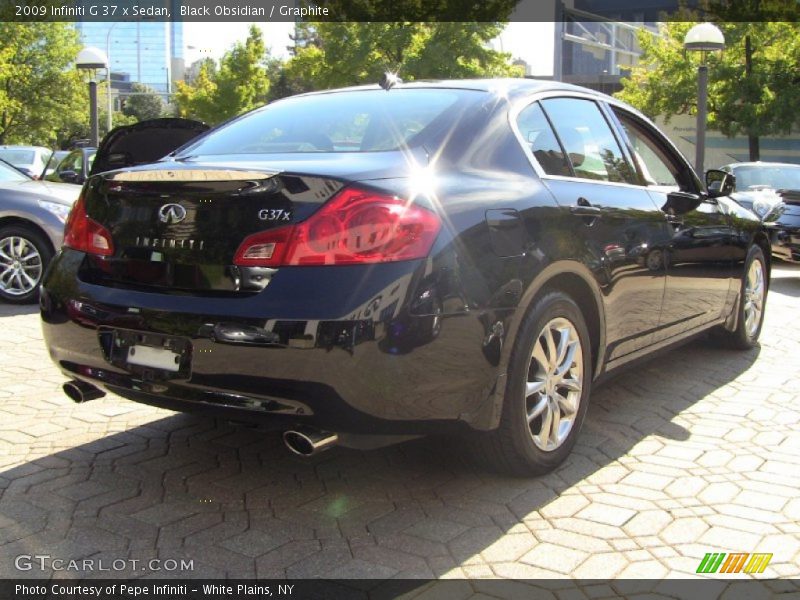 Black Obsidian / Graphite 2009 Infiniti G 37 x Sedan