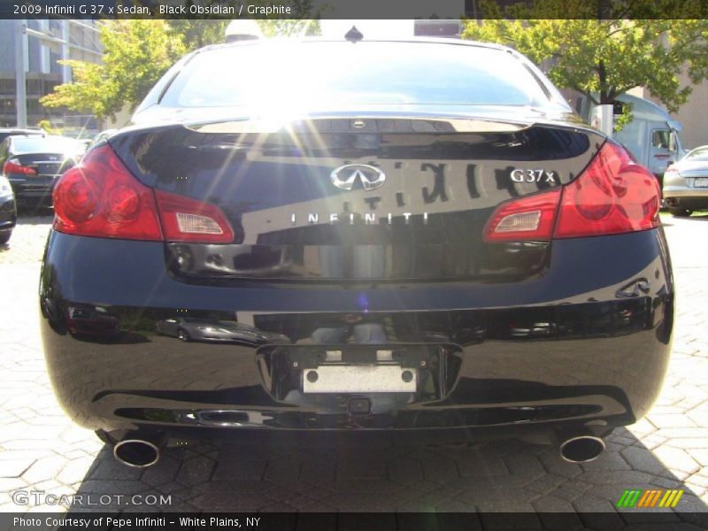 Black Obsidian / Graphite 2009 Infiniti G 37 x Sedan