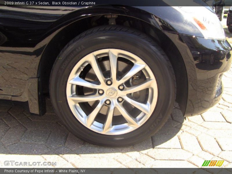 Black Obsidian / Graphite 2009 Infiniti G 37 x Sedan