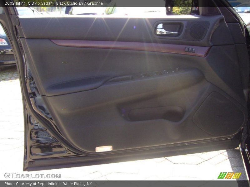 Black Obsidian / Graphite 2009 Infiniti G 37 x Sedan