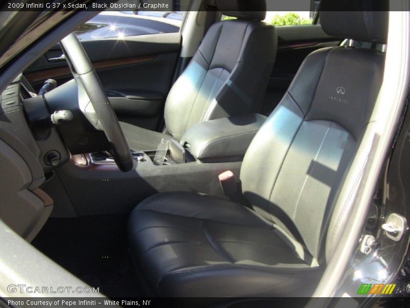Black Obsidian / Graphite 2009 Infiniti G 37 x Sedan