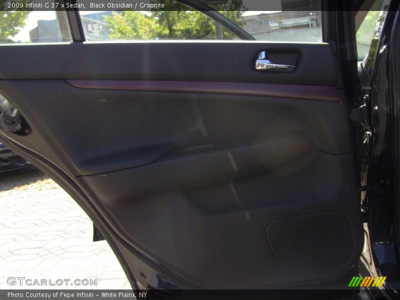 Black Obsidian / Graphite 2009 Infiniti G 37 x Sedan