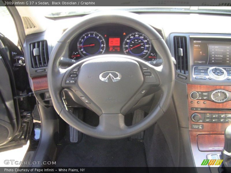 Black Obsidian / Graphite 2009 Infiniti G 37 x Sedan
