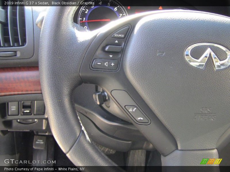 Black Obsidian / Graphite 2009 Infiniti G 37 x Sedan