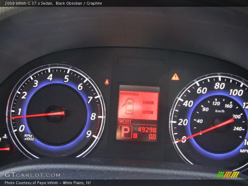 Black Obsidian / Graphite 2009 Infiniti G 37 x Sedan
