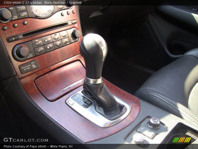 Black Obsidian / Graphite 2009 Infiniti G 37 x Sedan