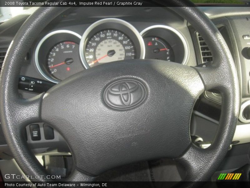 Impulse Red Pearl / Graphite Gray 2008 Toyota Tacoma Regular Cab 4x4
