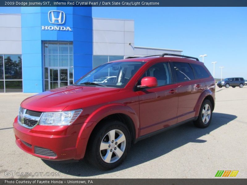 Inferno Red Crystal Pearl / Dark Slate Gray/Light Graystone 2009 Dodge Journey SXT