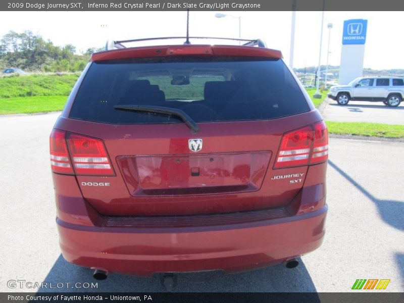 Inferno Red Crystal Pearl / Dark Slate Gray/Light Graystone 2009 Dodge Journey SXT