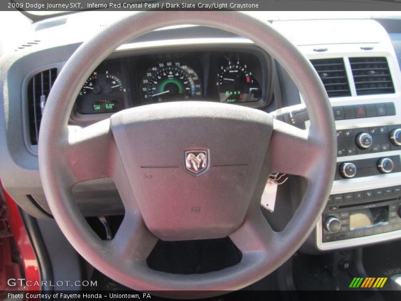 Inferno Red Crystal Pearl / Dark Slate Gray/Light Graystone 2009 Dodge Journey SXT