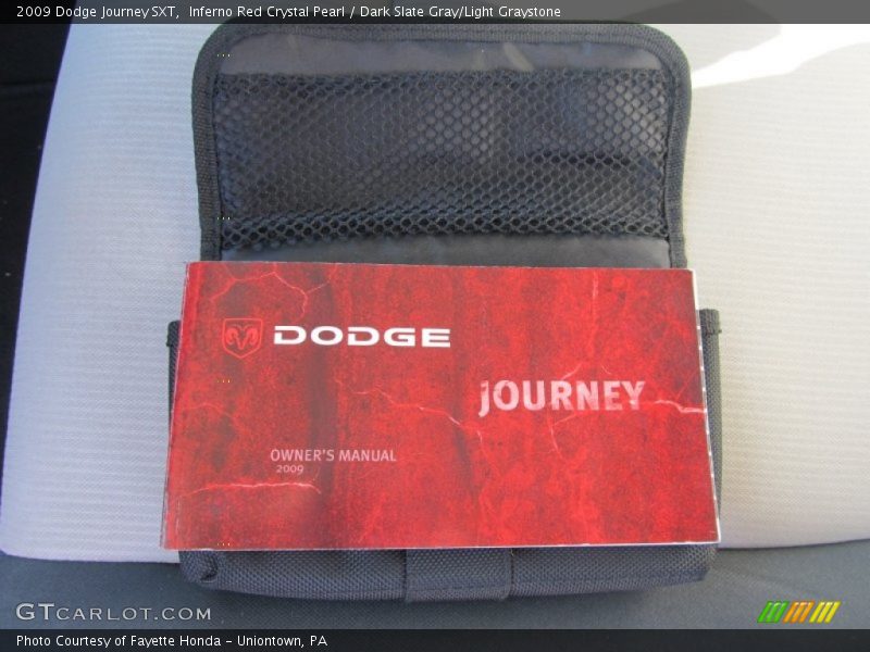 Inferno Red Crystal Pearl / Dark Slate Gray/Light Graystone 2009 Dodge Journey SXT