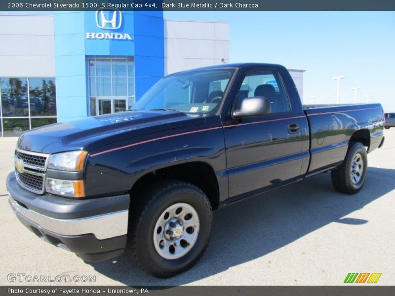 Dark Blue Metallic / Dark Charcoal 2006 Chevrolet Silverado 1500 LS Regular Cab 4x4