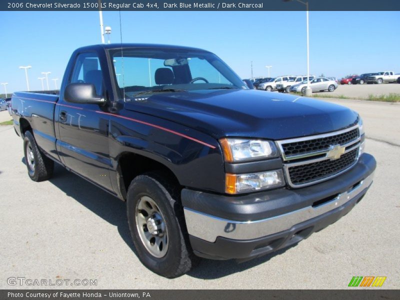 Dark Blue Metallic / Dark Charcoal 2006 Chevrolet Silverado 1500 LS Regular Cab 4x4