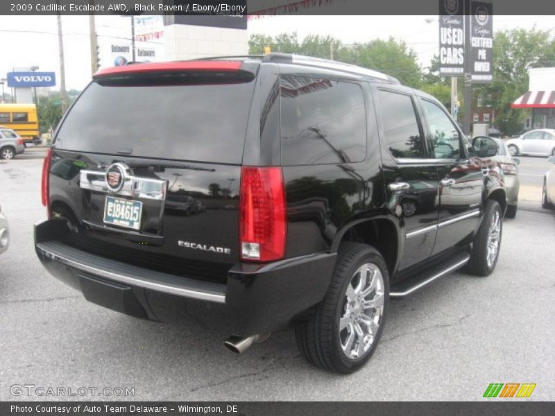 Black Raven / Ebony/Ebony 2009 Cadillac Escalade AWD