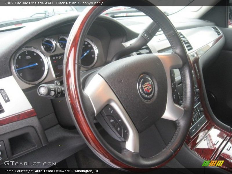 Black Raven / Ebony/Ebony 2009 Cadillac Escalade AWD