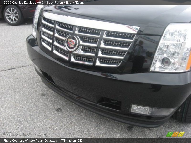 Black Raven / Ebony/Ebony 2009 Cadillac Escalade AWD
