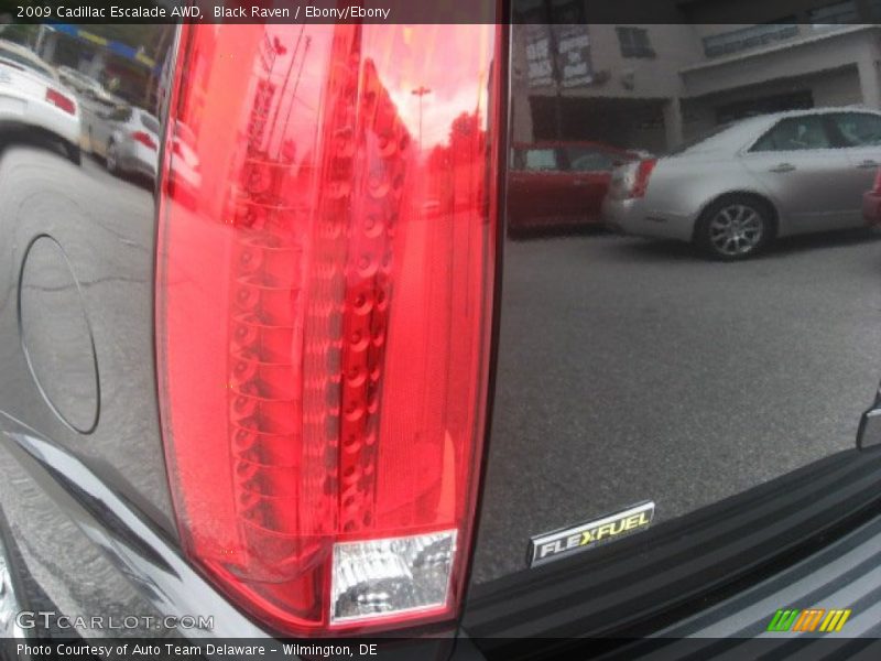 Black Raven / Ebony/Ebony 2009 Cadillac Escalade AWD