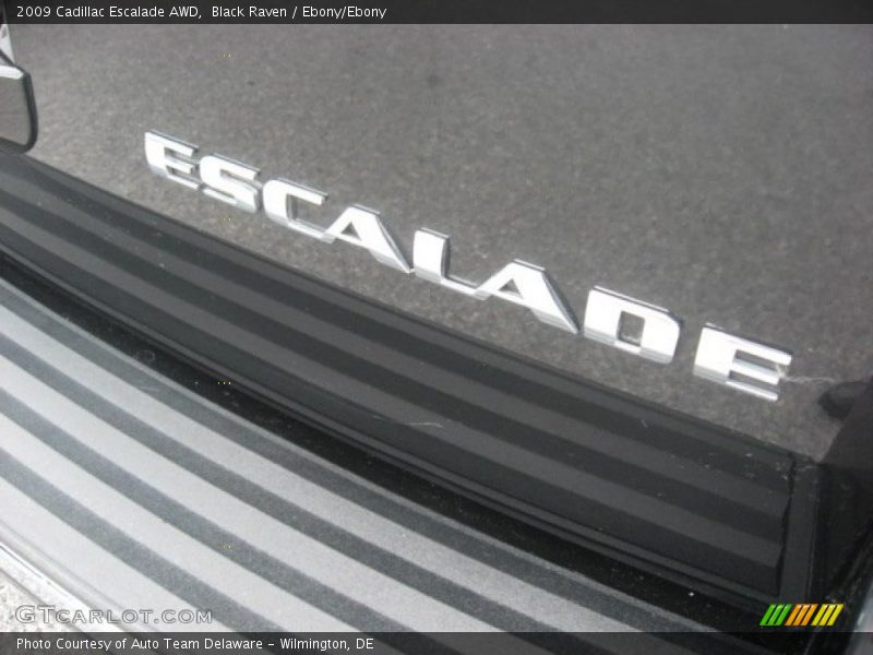 Black Raven / Ebony/Ebony 2009 Cadillac Escalade AWD