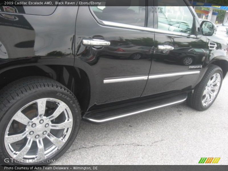 Black Raven / Ebony/Ebony 2009 Cadillac Escalade AWD