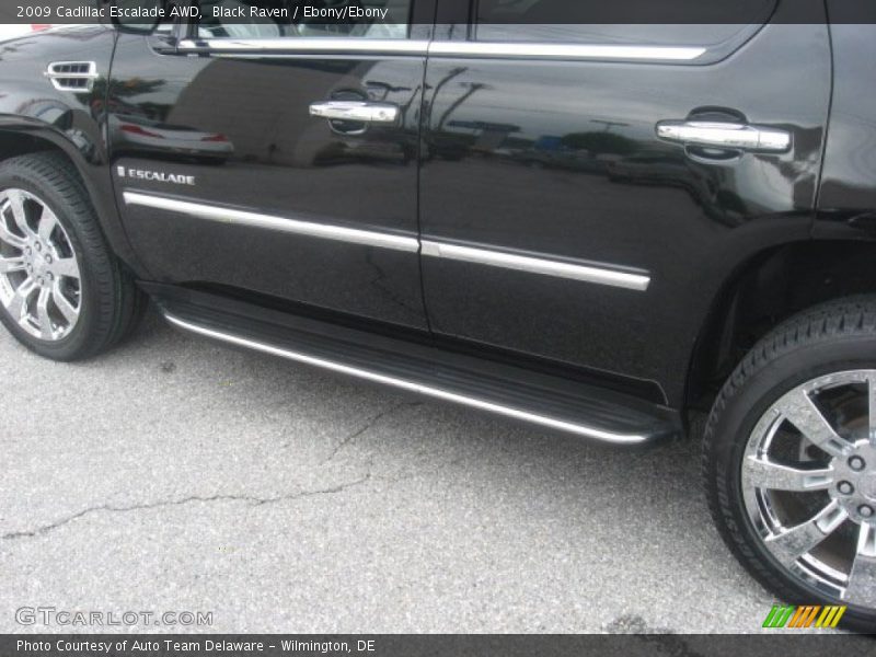 Black Raven / Ebony/Ebony 2009 Cadillac Escalade AWD