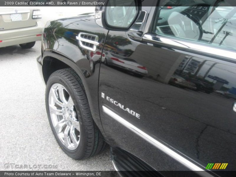 Black Raven / Ebony/Ebony 2009 Cadillac Escalade AWD