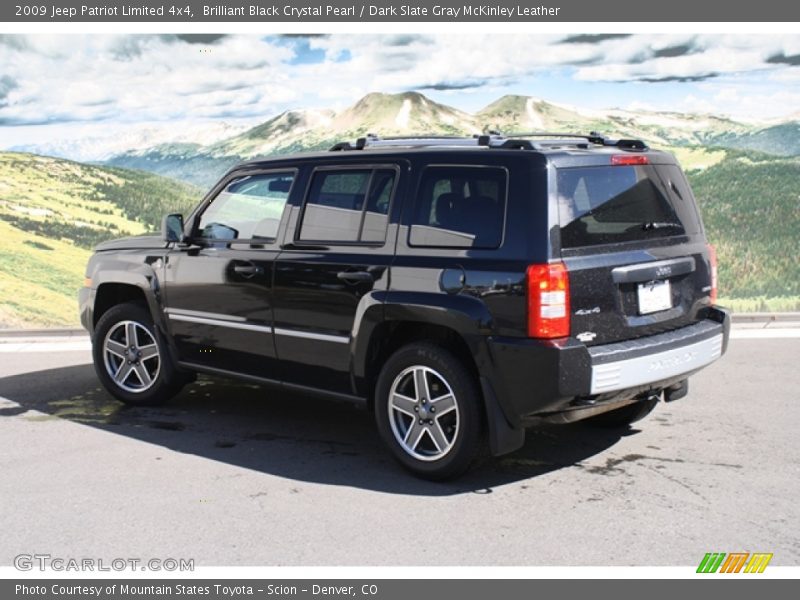 Brilliant Black Crystal Pearl / Dark Slate Gray McKinley Leather 2009 Jeep Patriot Limited 4x4