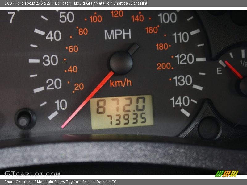 Liquid Grey Metallic / Charcoal/Light Flint 2007 Ford Focus ZX5 SES Hatchback