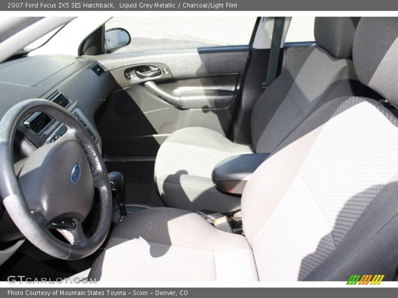 Liquid Grey Metallic / Charcoal/Light Flint 2007 Ford Focus ZX5 SES Hatchback