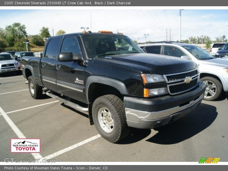 Black / Dark Charcoal 2005 Chevrolet Silverado 2500HD LT Crew Cab 4x4