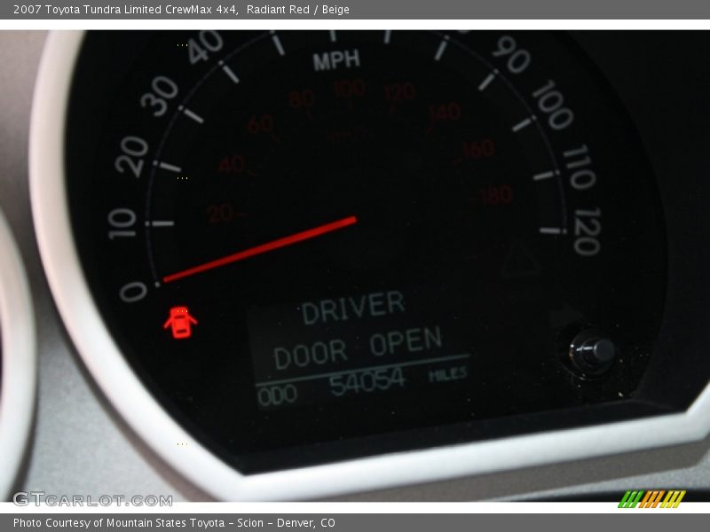 Radiant Red / Beige 2007 Toyota Tundra Limited CrewMax 4x4