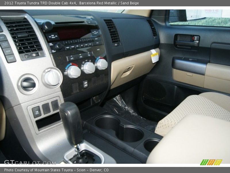 Barcelona Red Metallic / Sand Beige 2012 Toyota Tundra TRD Double Cab 4x4