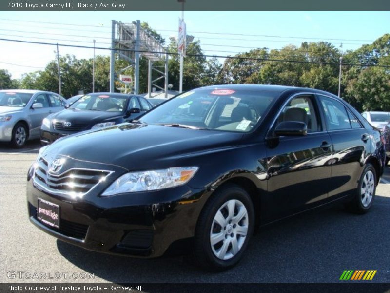 Black / Ash Gray 2010 Toyota Camry LE