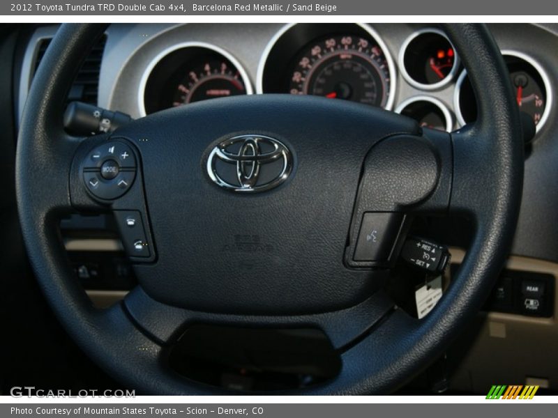 Barcelona Red Metallic / Sand Beige 2012 Toyota Tundra TRD Double Cab 4x4