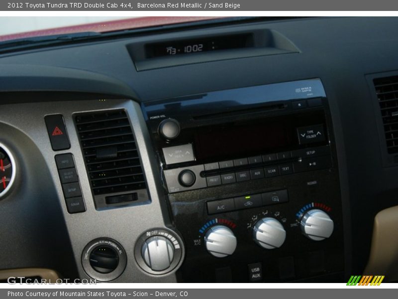 Barcelona Red Metallic / Sand Beige 2012 Toyota Tundra TRD Double Cab 4x4