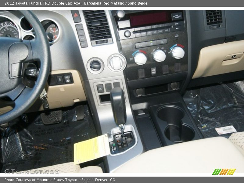 Barcelona Red Metallic / Sand Beige 2012 Toyota Tundra TRD Double Cab 4x4