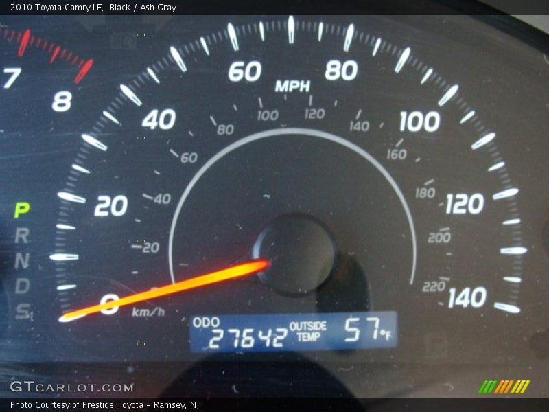 Black / Ash Gray 2010 Toyota Camry LE