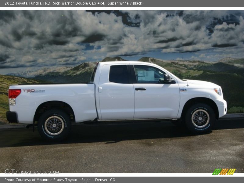 Super White / Black 2012 Toyota Tundra TRD Rock Warrior Double Cab 4x4
