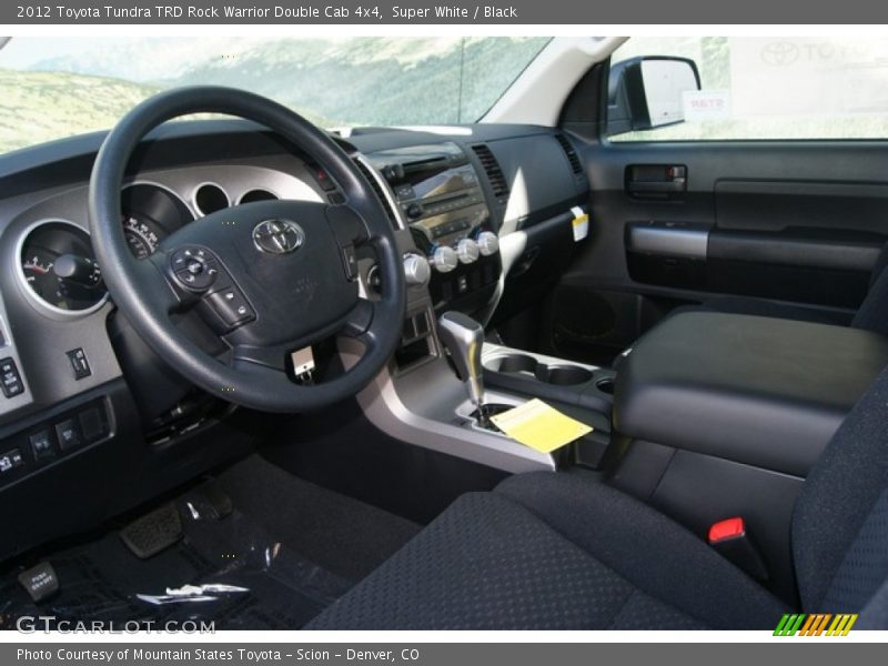 Super White / Black 2012 Toyota Tundra TRD Rock Warrior Double Cab 4x4