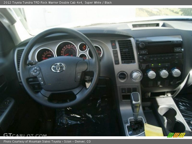 Super White / Black 2012 Toyota Tundra TRD Rock Warrior Double Cab 4x4
