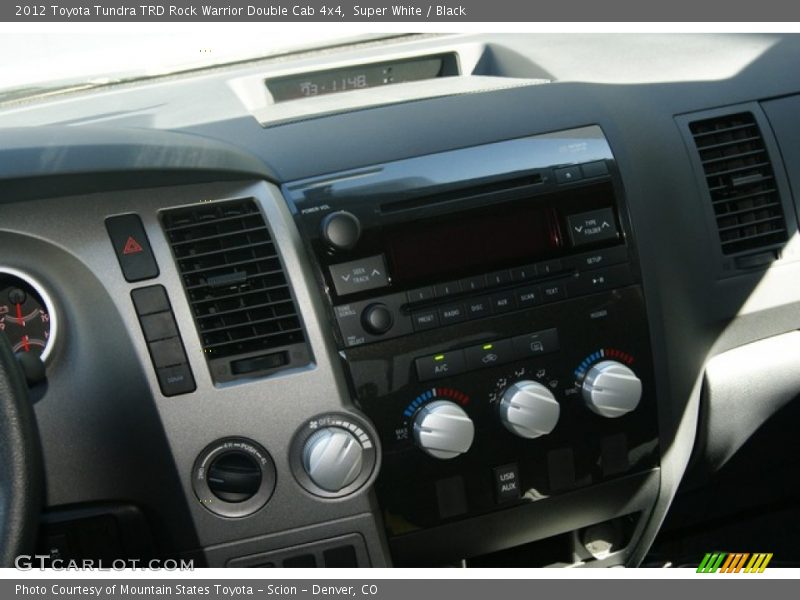 Super White / Black 2012 Toyota Tundra TRD Rock Warrior Double Cab 4x4
