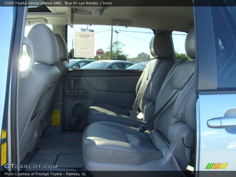 Blue Mirage Metallic / Stone 2009 Toyota Sienna Limited AWD