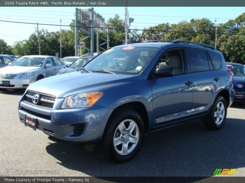 Pacific Blue Metallic / Ash Gray 2009 Toyota RAV4 4WD